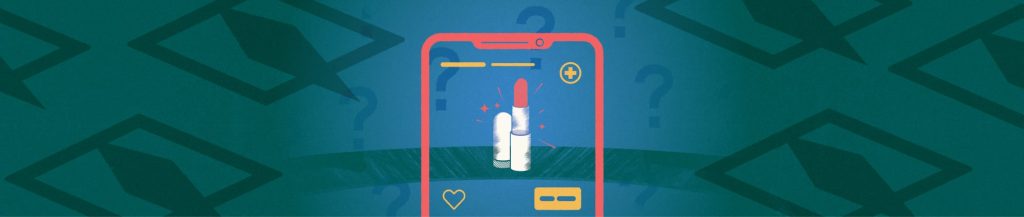 Lipstick vector background image