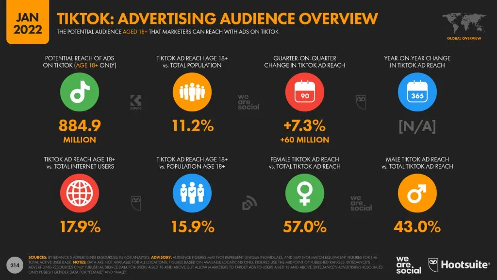 potential audience through TikTok Ads