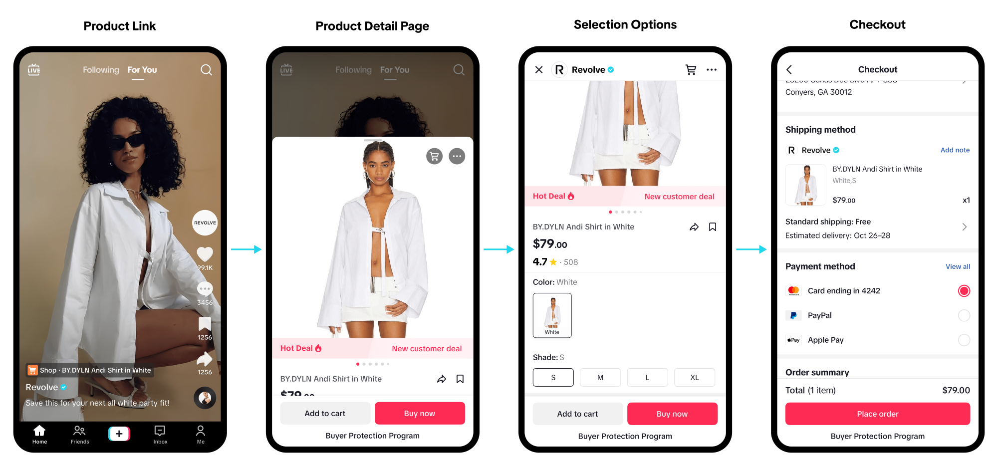 TikTok Shop seamless buying feature 